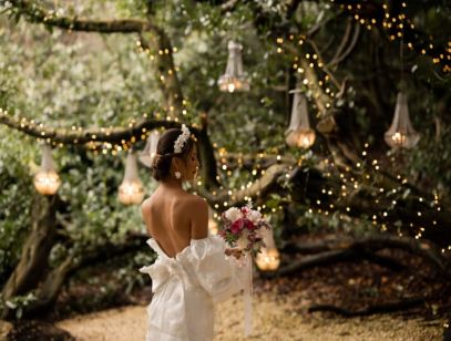 The Chandelier Garden | Alexandra Barfoot Photography