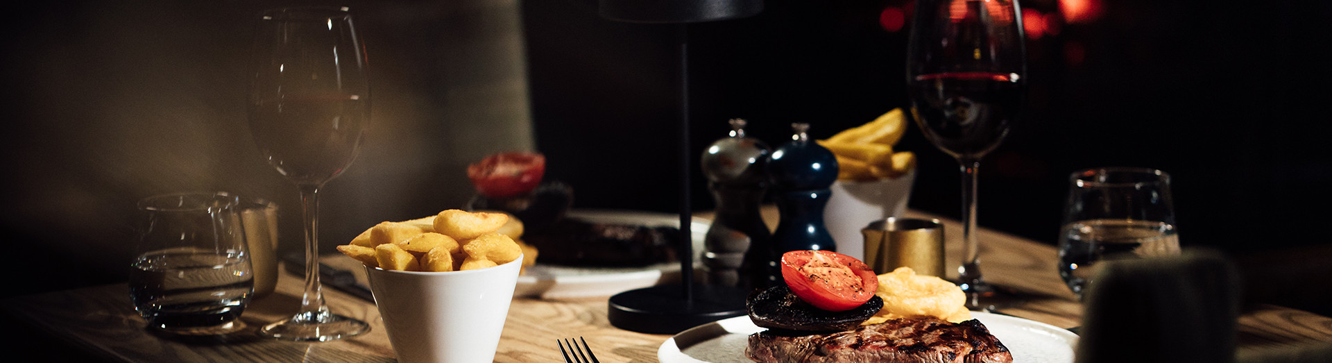 Steak wine desktop Galgorm