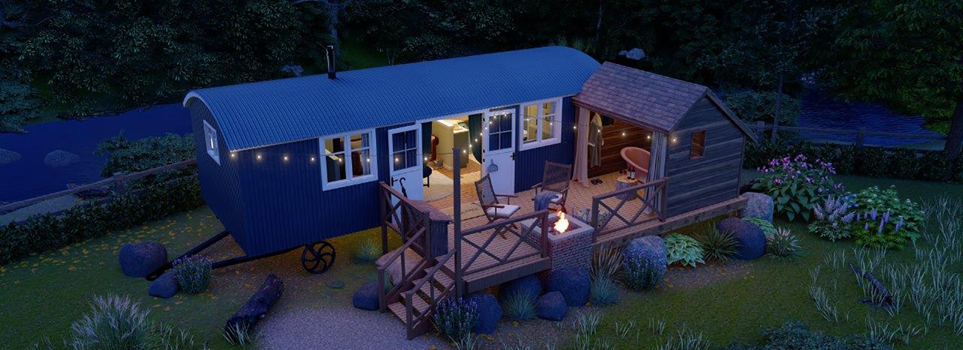 Shepherd's Hut Luxury Lodge Galgorm Resort