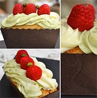 White Chocolate, Raspberry & Pistachio Cakes | Recipe