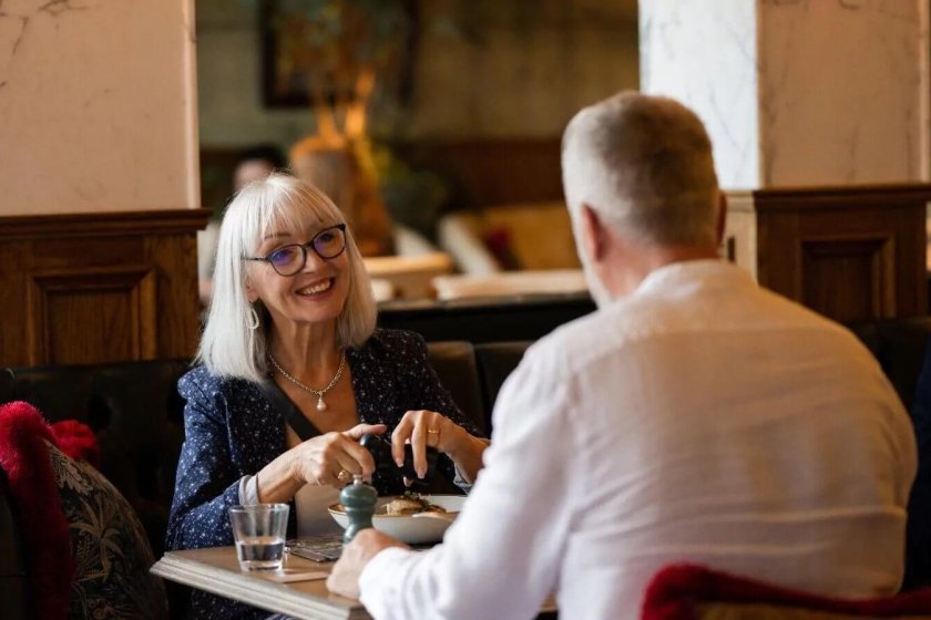 Old inn couple dining Galgorm