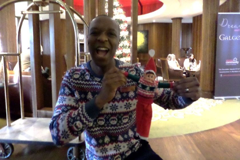 Sneaky the Elf with Staff